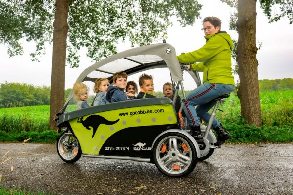 Alsjeblieft kijk Overvloed vooroordeel GoCab is een elektrische bakfiets voor kindervervoer 